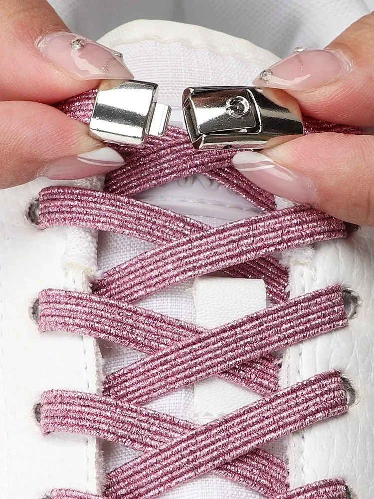 Sneaker Care Accessories - Rainbow Press Lock Shoelaces 8MM Width