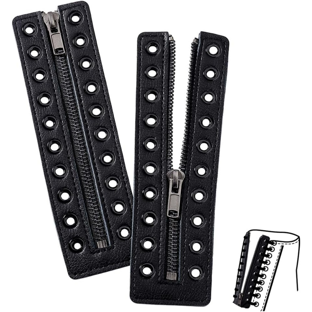 Care For Sneaker - Leather Boot Zipper Inserts 6.9x2 Inch