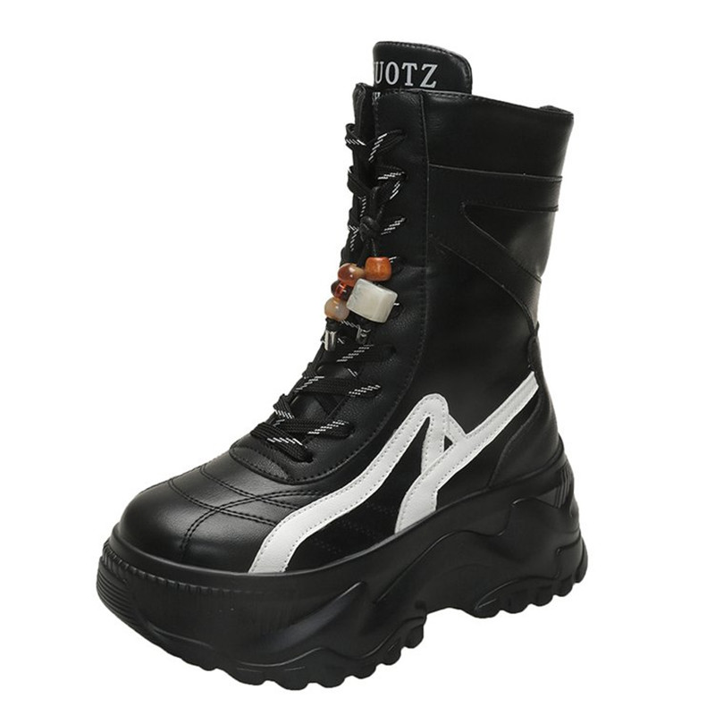 New Women 8CM Chunky Mid-Calf  - Leather Sneaker Care Kit ulasan dan harga