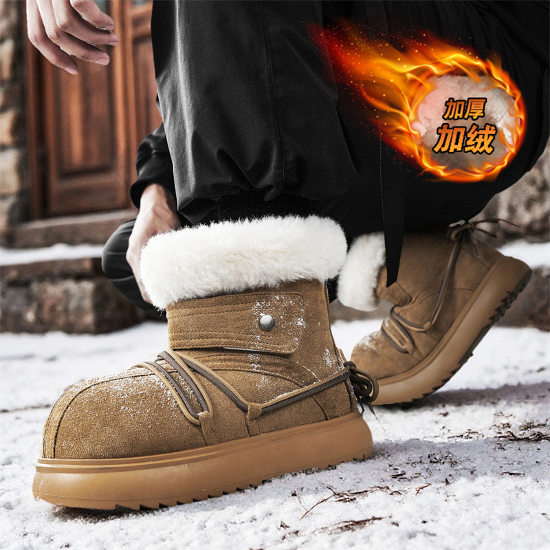 2025 New Winter Men Snow Boots - Leather Sneaker Care Kit ulasan dan harga