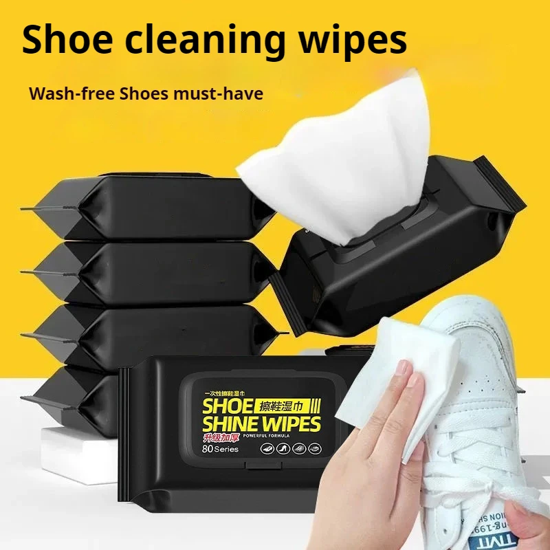 12/30/80PCS NEW Portable Dispo - Sneaker Care Wipes ulasan dan harga