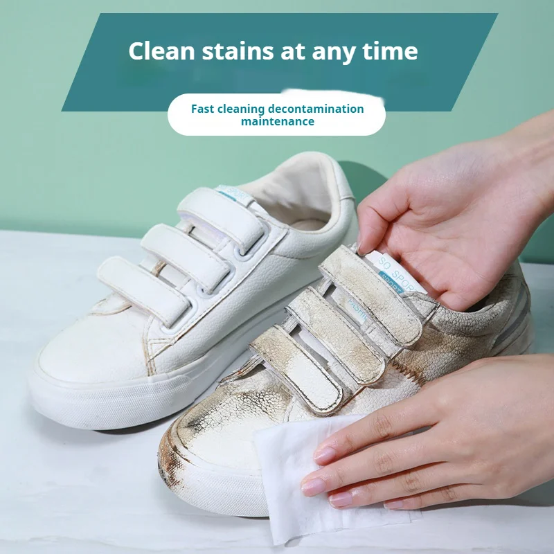 12/30/80PCS NEW Portable Dispo - Sneaker Care Wipes ulasan dan harga