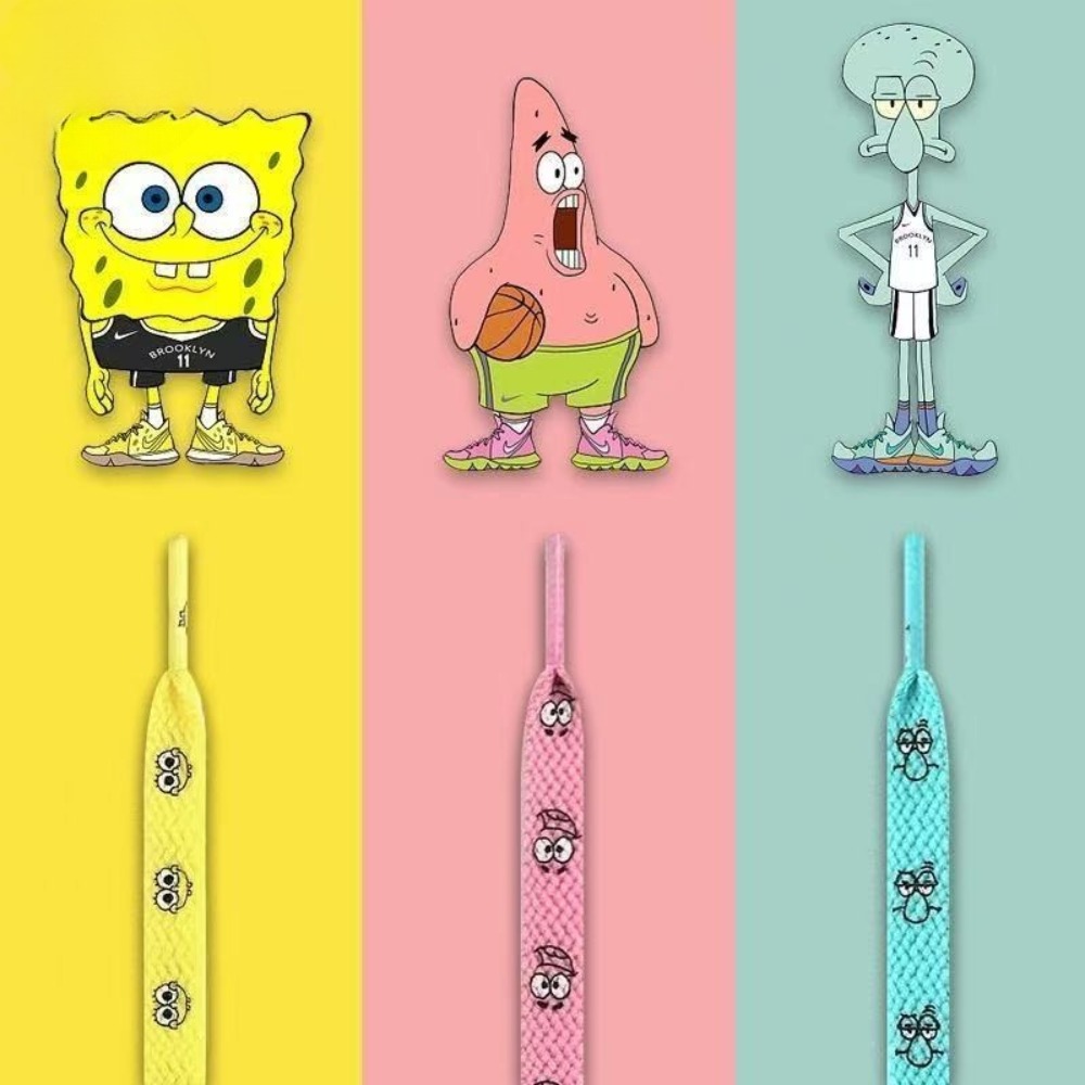 Cute SpongeBob Shoelaces, Pink - Sneaker Care Accessories ulasan dan harga