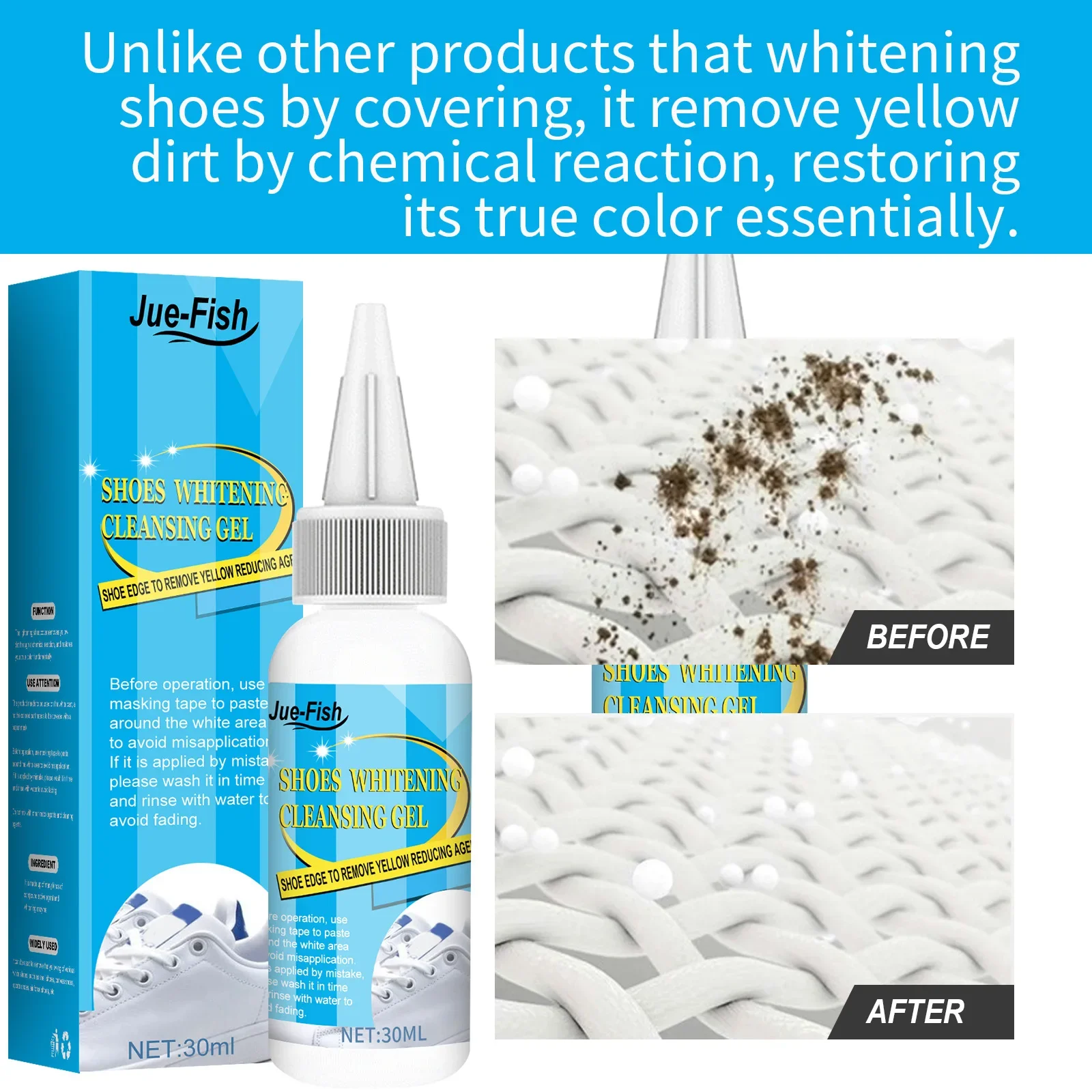 White Shoes Cleaning Gel Stain - Sneaker Care Accessories ulasan dan harga