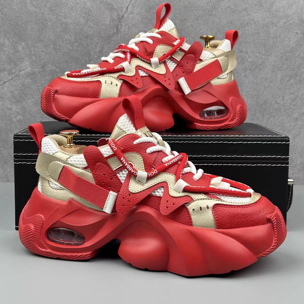 New Dad Shoes Color-blocked Ca - Sneaker Career ulasan dan harga