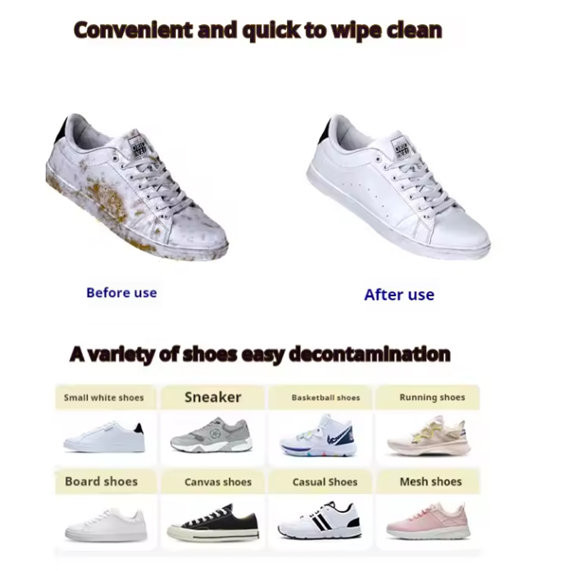12Pcs/30Pcs Disposable Shoes C - Sneaker Care Wipes ulasan dan harga