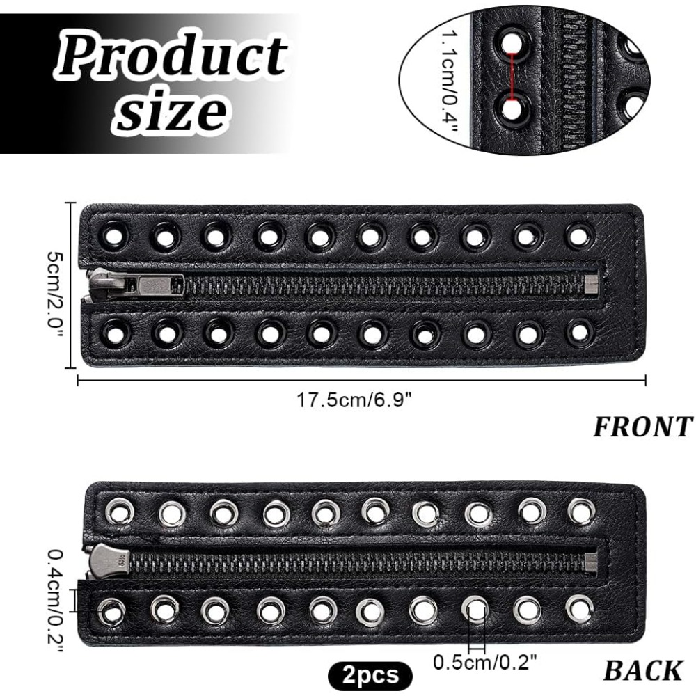 Leather Boot Zipper Inserts 6. - Care For Sneaker ulasan dan harga
