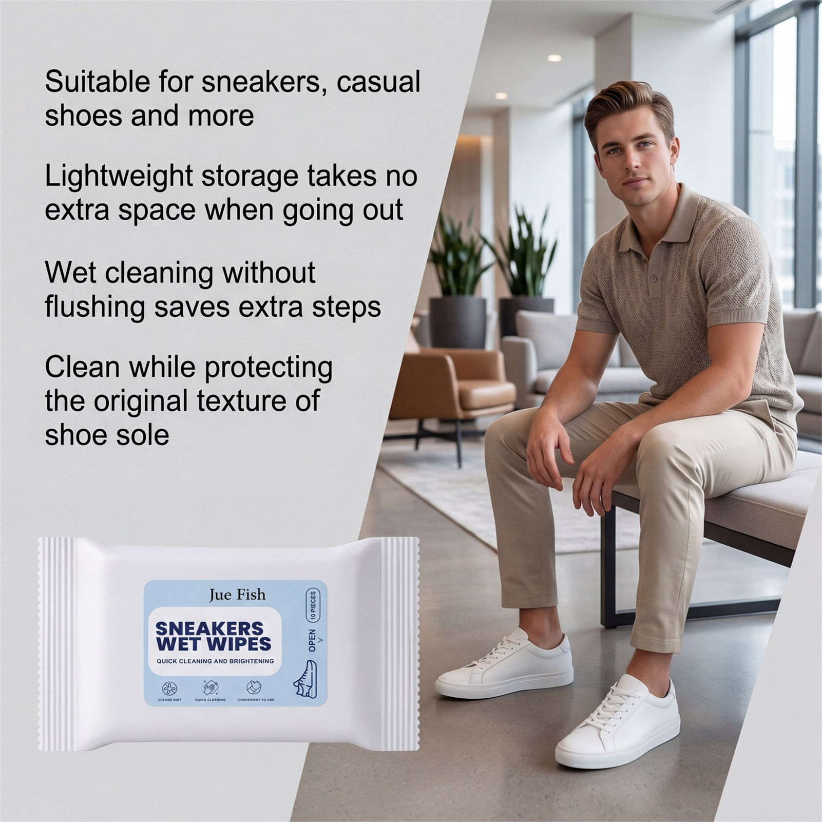 Shoe Cleaning Wipes Portable T - Sneaker Care Wipes ulasan dan harga