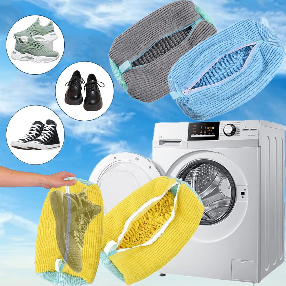 Durable Mesh Shoe Wash Bag wit - Sneaker Care Cleaning Kit ulasan dan harga