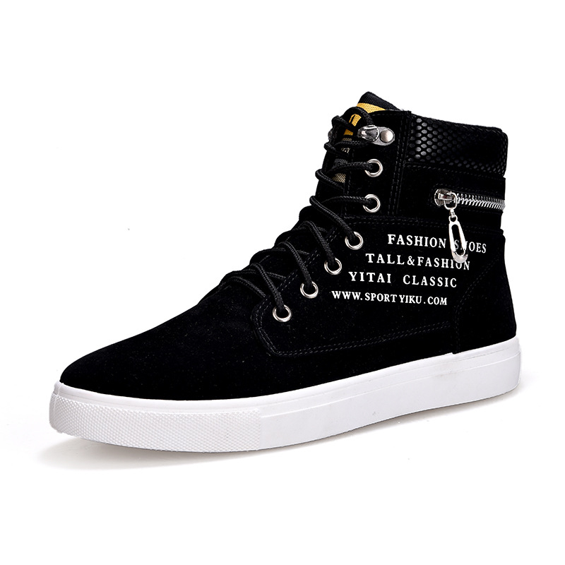 Men's Black High-Top Sneakers  - Sneaker Career ulasan dan harga