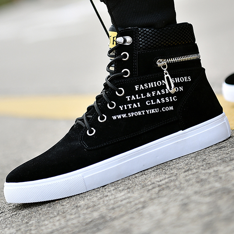 Men's Black High-Top Sneakers  - Sneaker Career ulasan dan harga