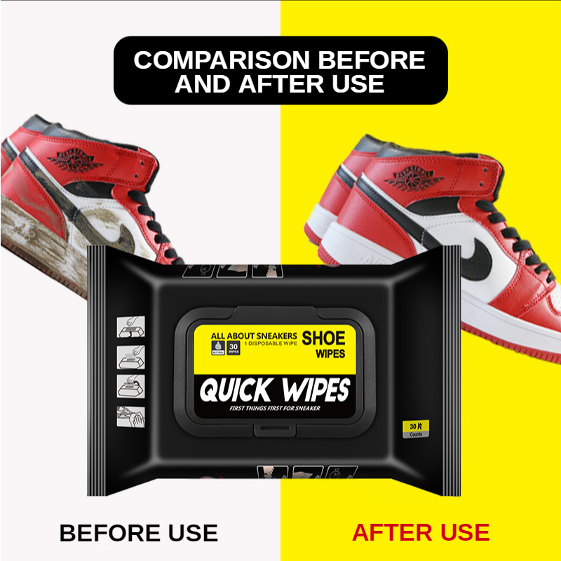 12/30pcs Disposable Shoes Clea - Sneaker Care Wipes ulasan dan harga