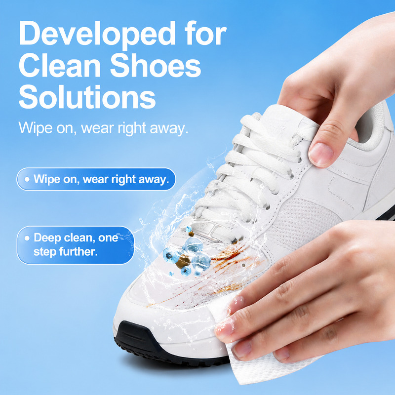 50Pcs Disposable Shoe Clean Wi - Sneaker Care Wipes ulasan dan harga
